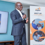 Dr Edoh Kossi AMÉNOUNVÉ, Directeur Général de la BRVM, exhorte les entrepreneurs à laisser des traces lors de la 10ème édition du Meet Up Business « les 15 Privilégiés »